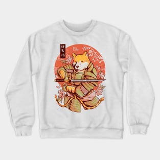 Akita Samurai - Cute Warrior Dog Gift Crewneck Sweatshirt